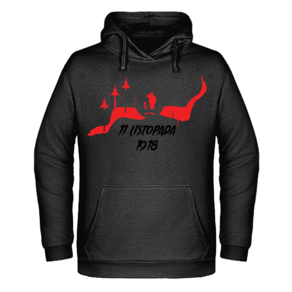 11 Listopada 1918 bluza męska z kapturem kolor biały