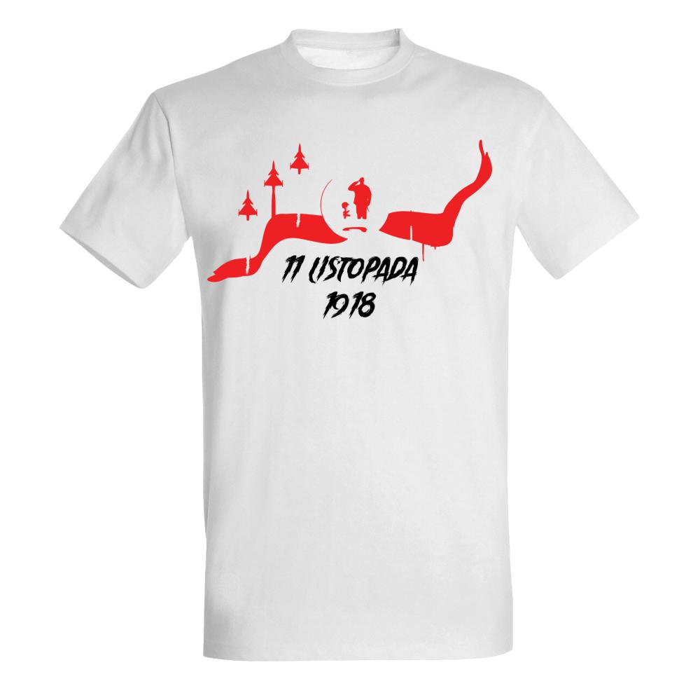 11 Listopada 1918 koszulka męska kolor biały