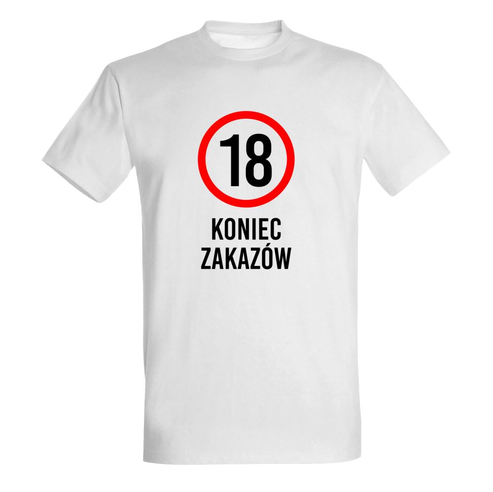 18 Koniec Zakazów koszulka męska