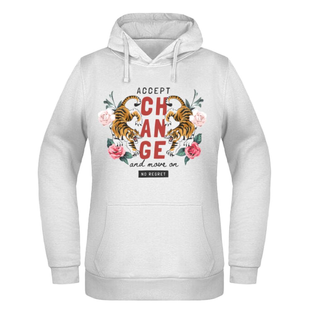 Accept Change bluza damska z kapturem