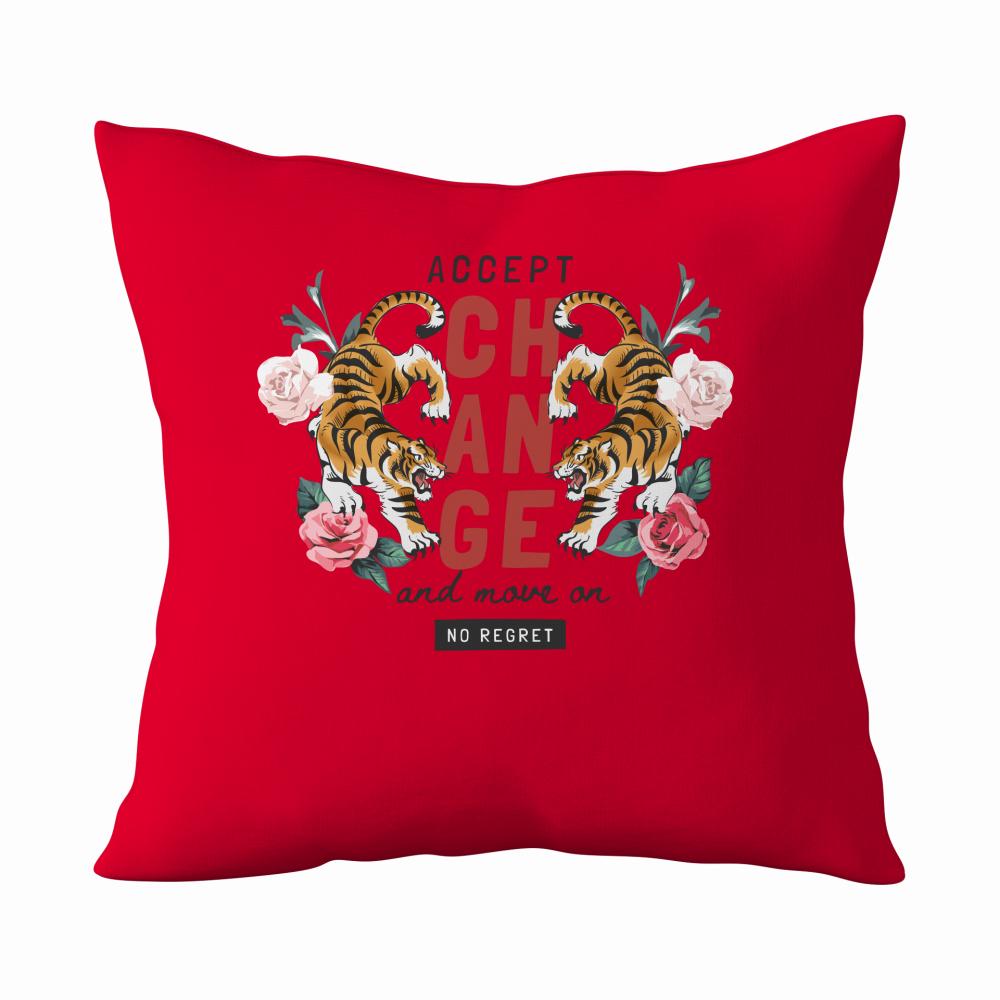 Accept Change poduszka kolor czerwony
