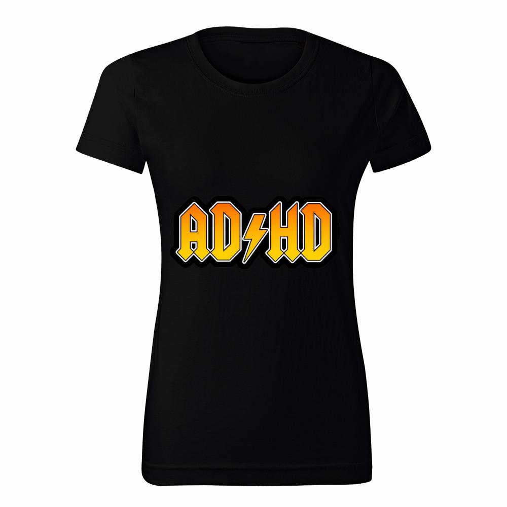 AD HD koszulka damska kolor czarnyy
