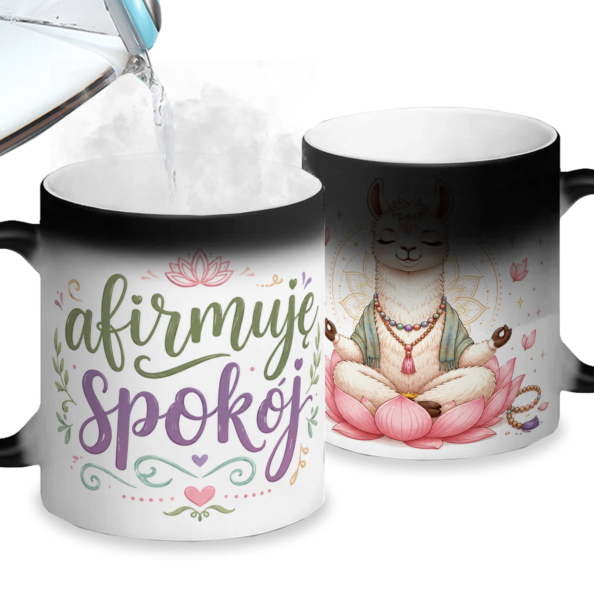 Afirmuję spokój kubek magiczny