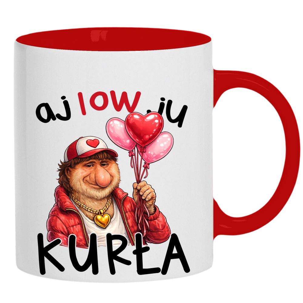 AJ LOW JU KURŁA kubek ucho kolor