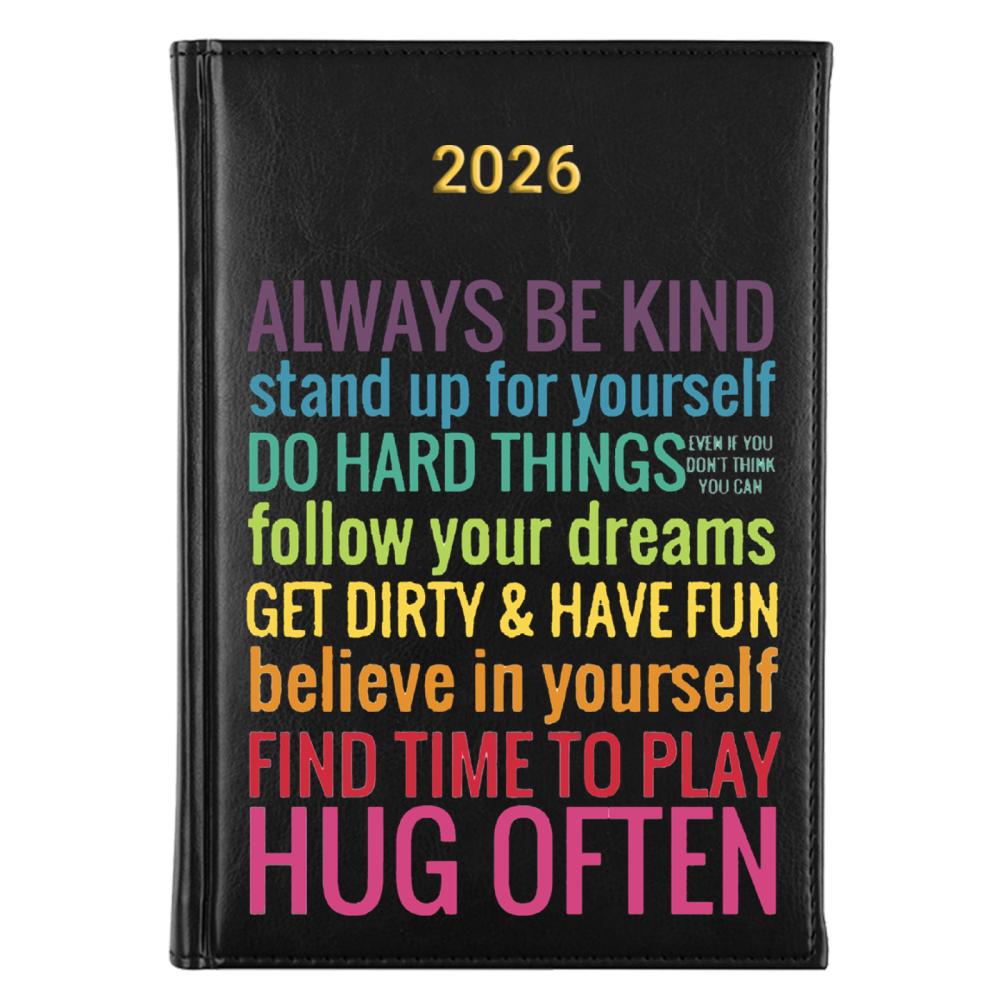Always be kind kalendarz książkowy a5 2026