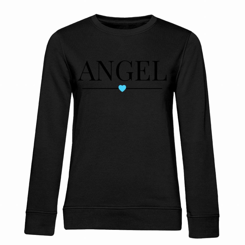 ANGEL bluza damska bez kaptura kolor biały