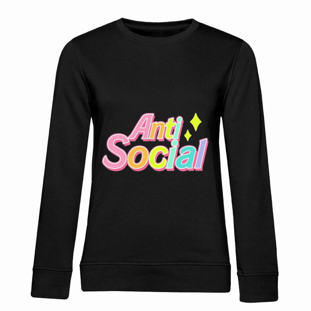 Anti Social bluza damska bez kaptura kolor vanilla milkshake
