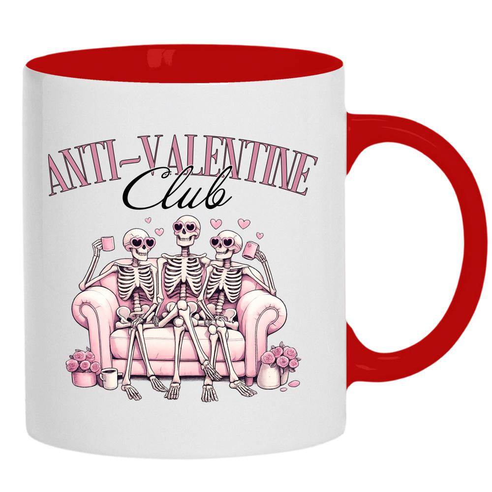 Anti Valentine Club kubek ucho kolor