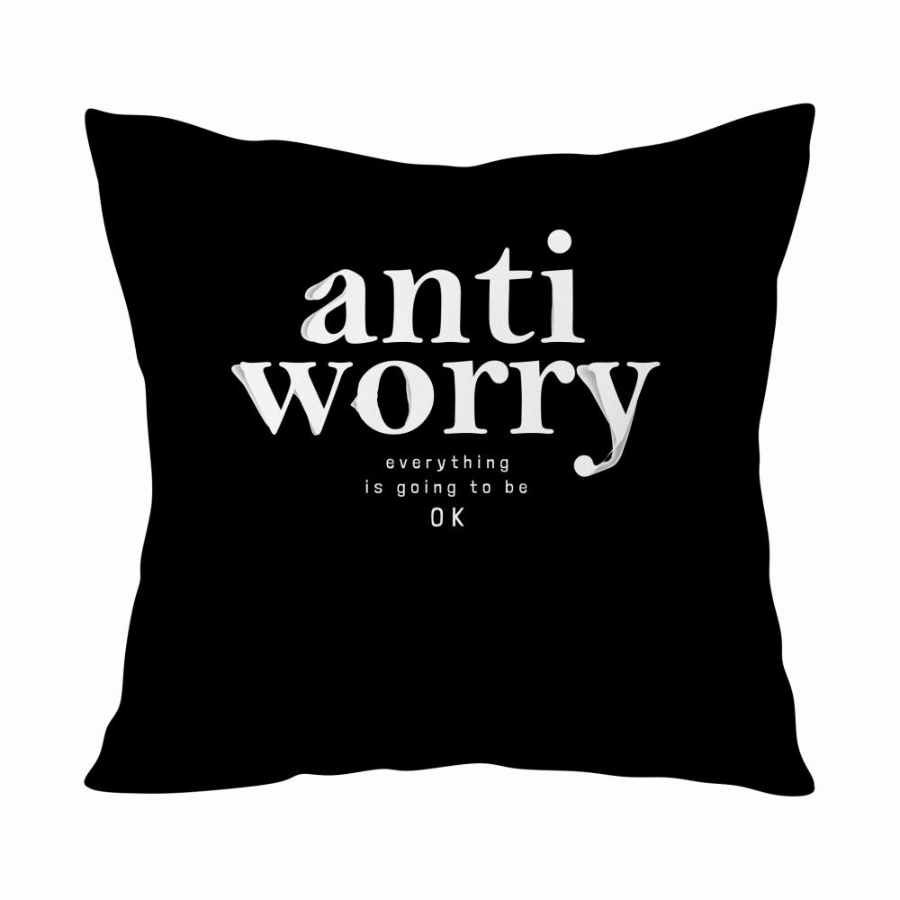 Anti Worry Białe poduszka
