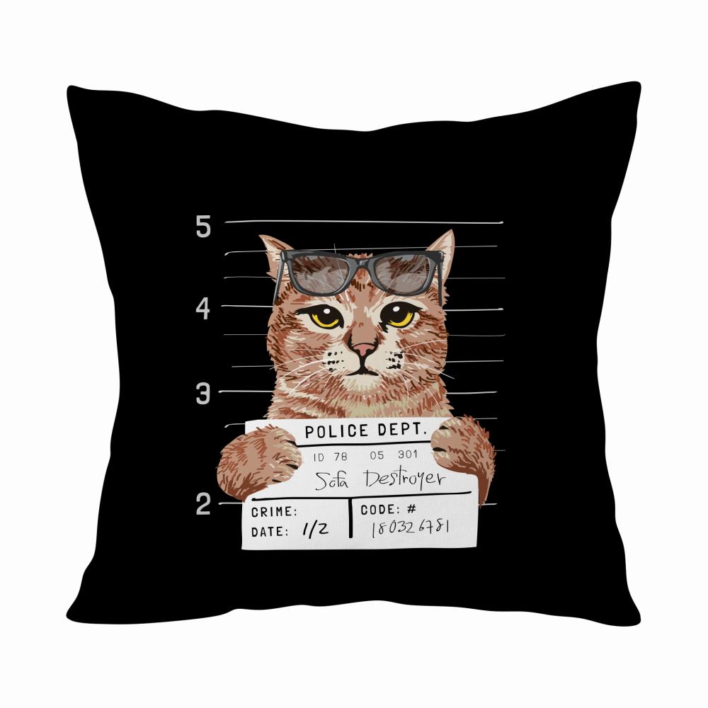 Arrested Cat poduszka