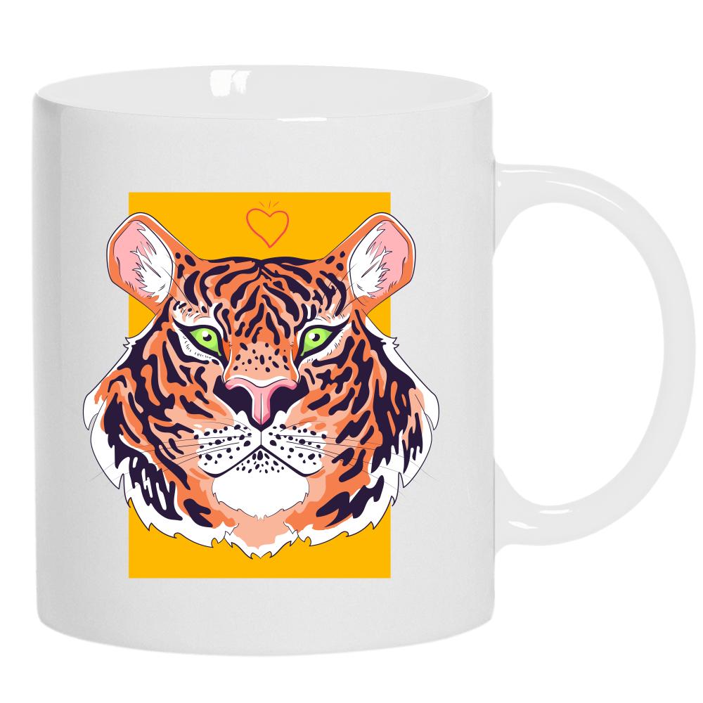 Asia Tiger kubek ucho kolor kolor biały