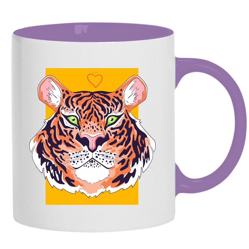 Asia Tiger kubek ucho kolor kolor jasnofioletowy