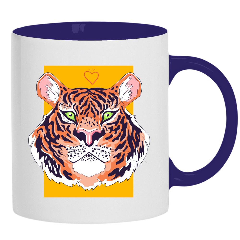 Asia Tiger kubek ucho kolor kolor navy