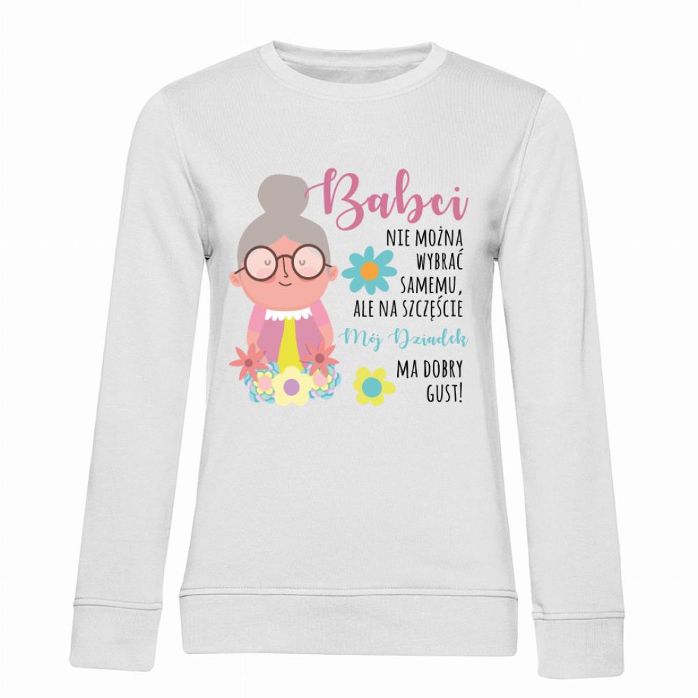 Babci nie można wybrać samemu bluza damska bez kaptura