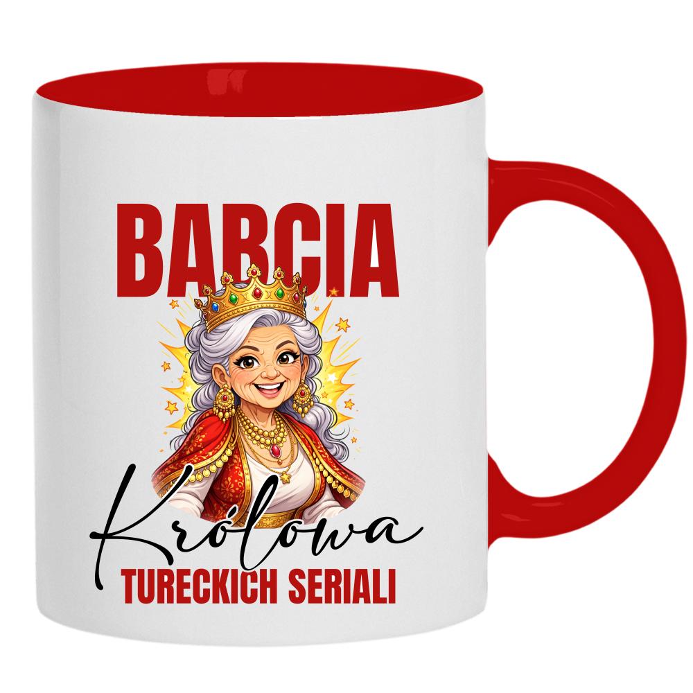 Babcia – Królowa Tureckich Seriali kubek ucho kolor