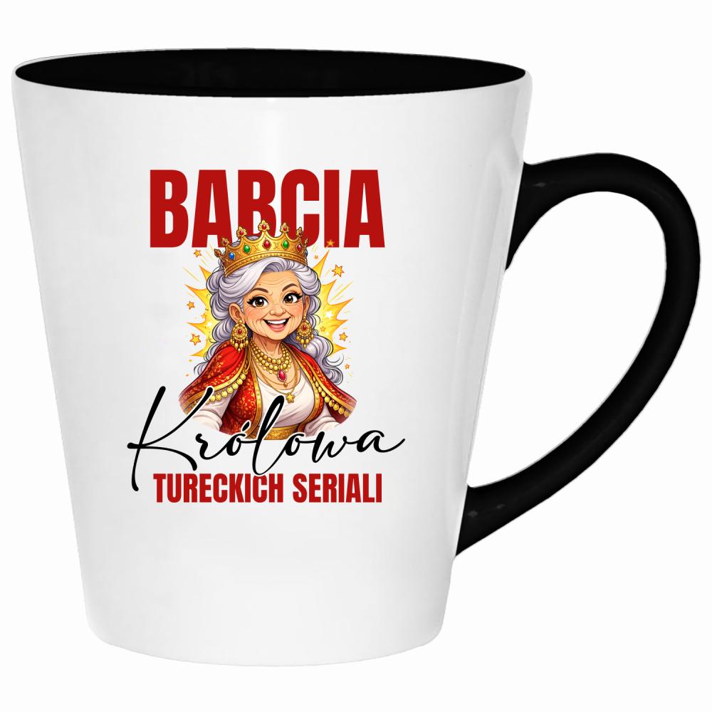 Babcia – Królowa Tureckich Seriali kubek latte kolor złoty