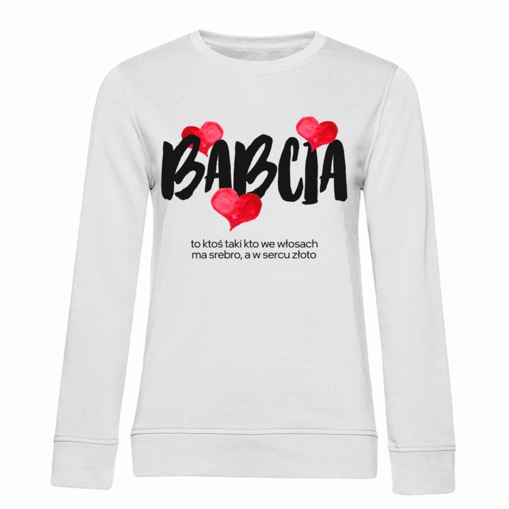 Babcia ma w sercu złoto bluza damska bez kaptura