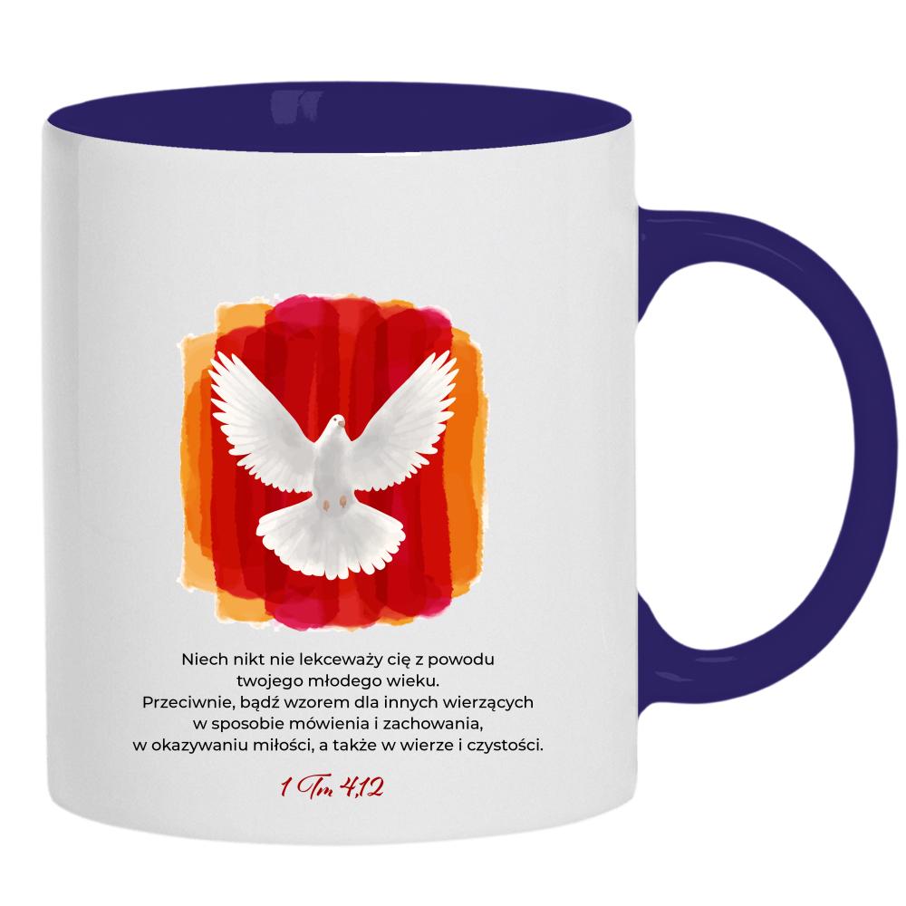 Bądź Wzorem dla innych kubek ucho kolor kolor navy