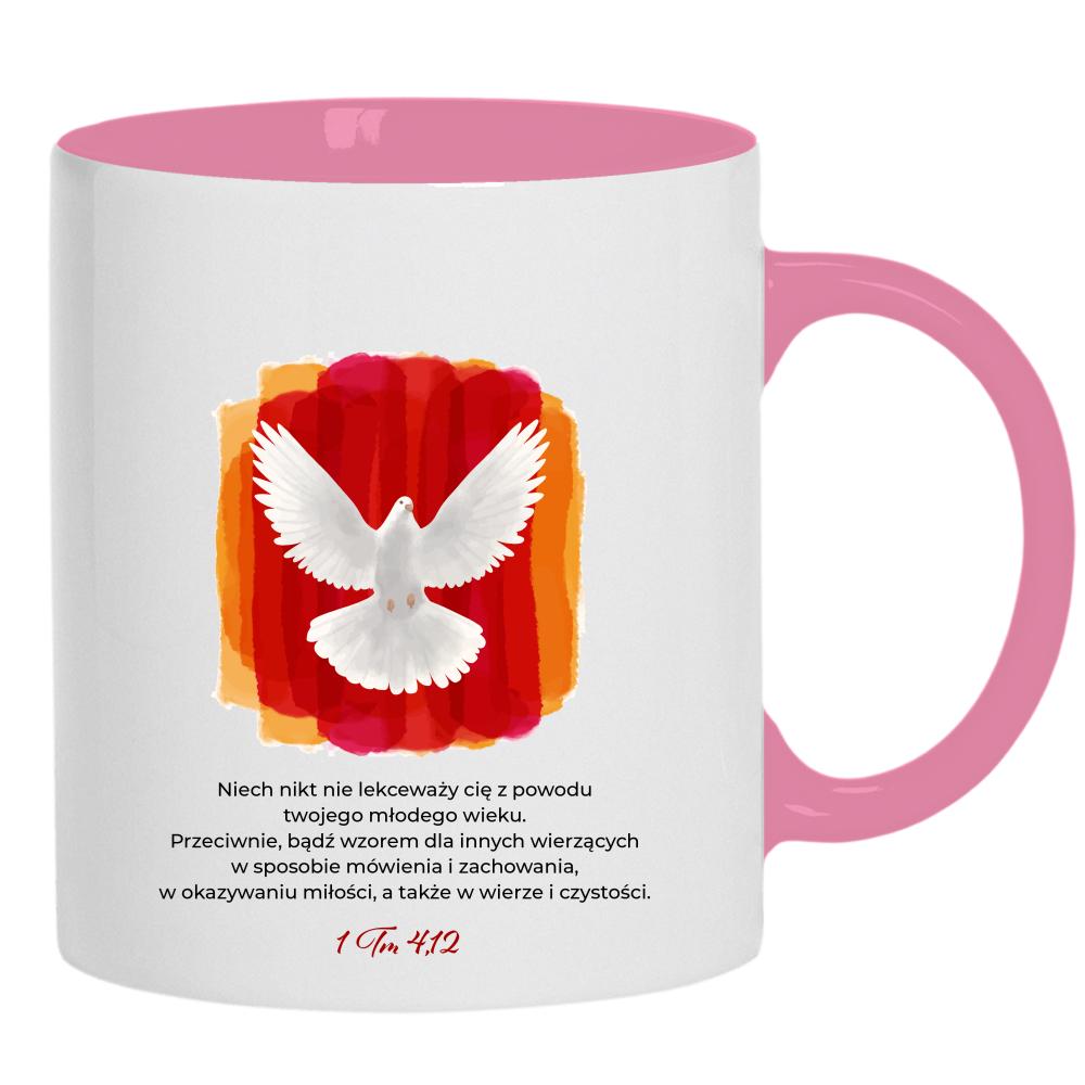 Bądź Wzorem dla innych kubek ucho kolor kolor różowy