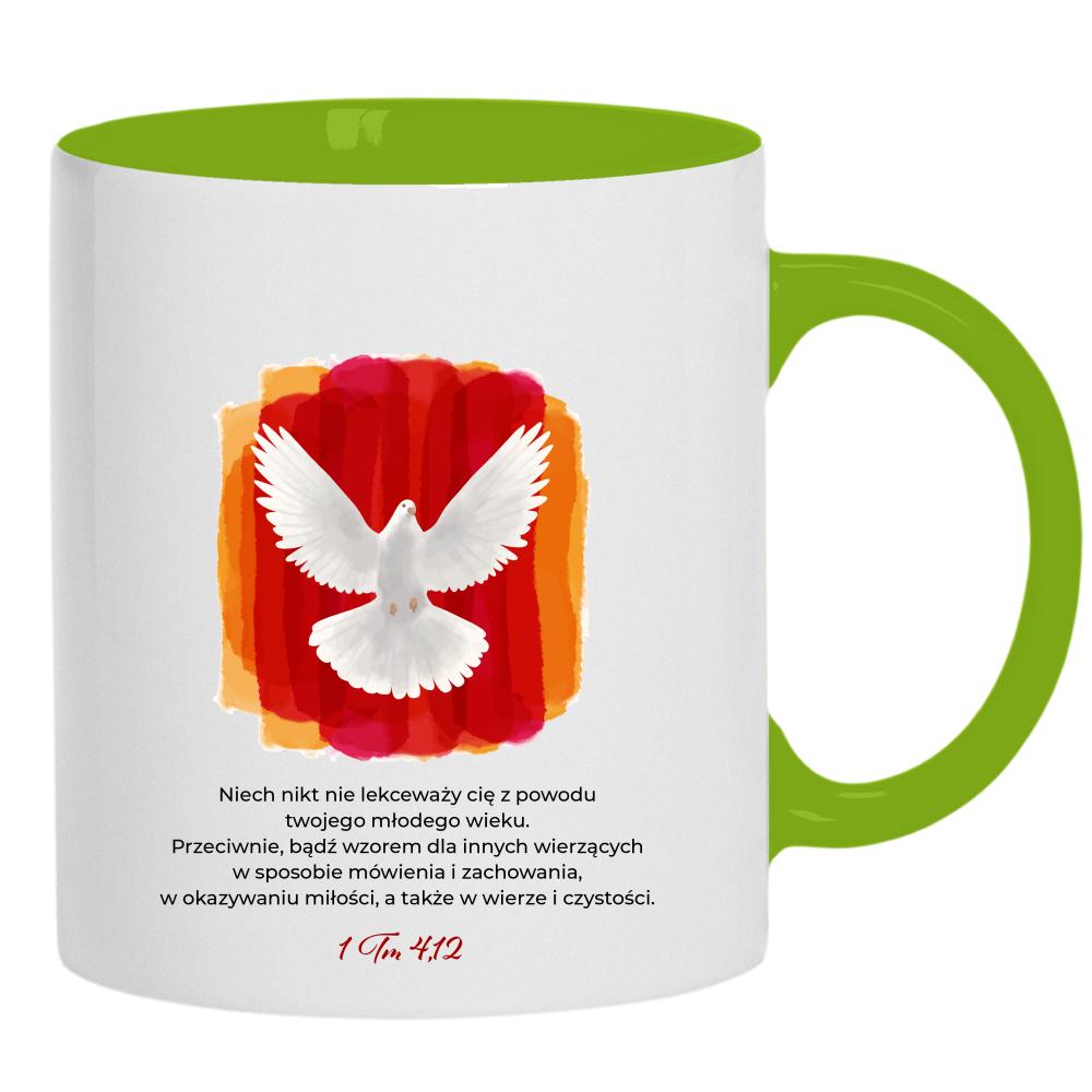 Bądź Wzorem dla innych kubek ucho kolor kolor zielony