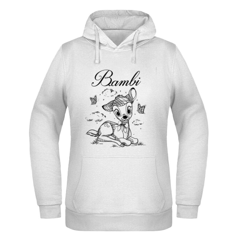 BAMBI Słodkie bluza damska z kapturem
