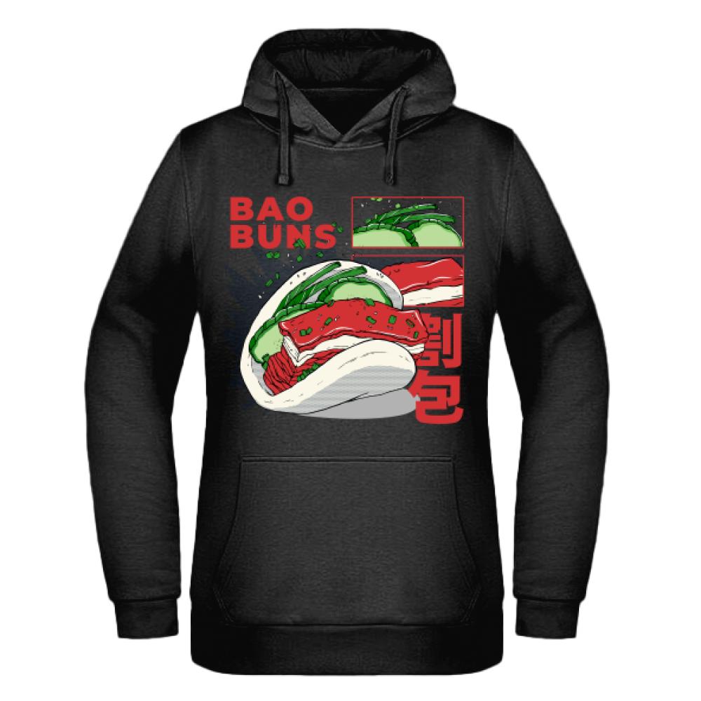 Bao Buns bluza damska z kapturem