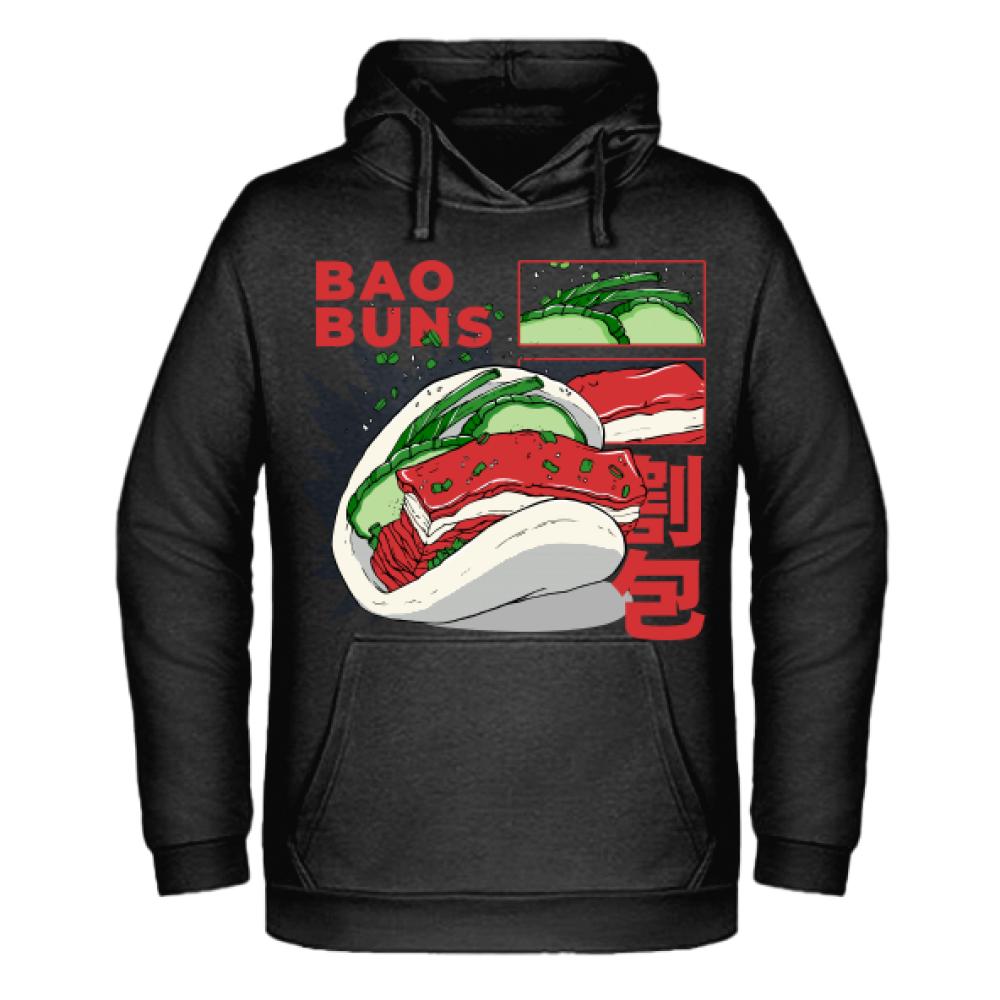 Bao Buns bluza męska z kapturem