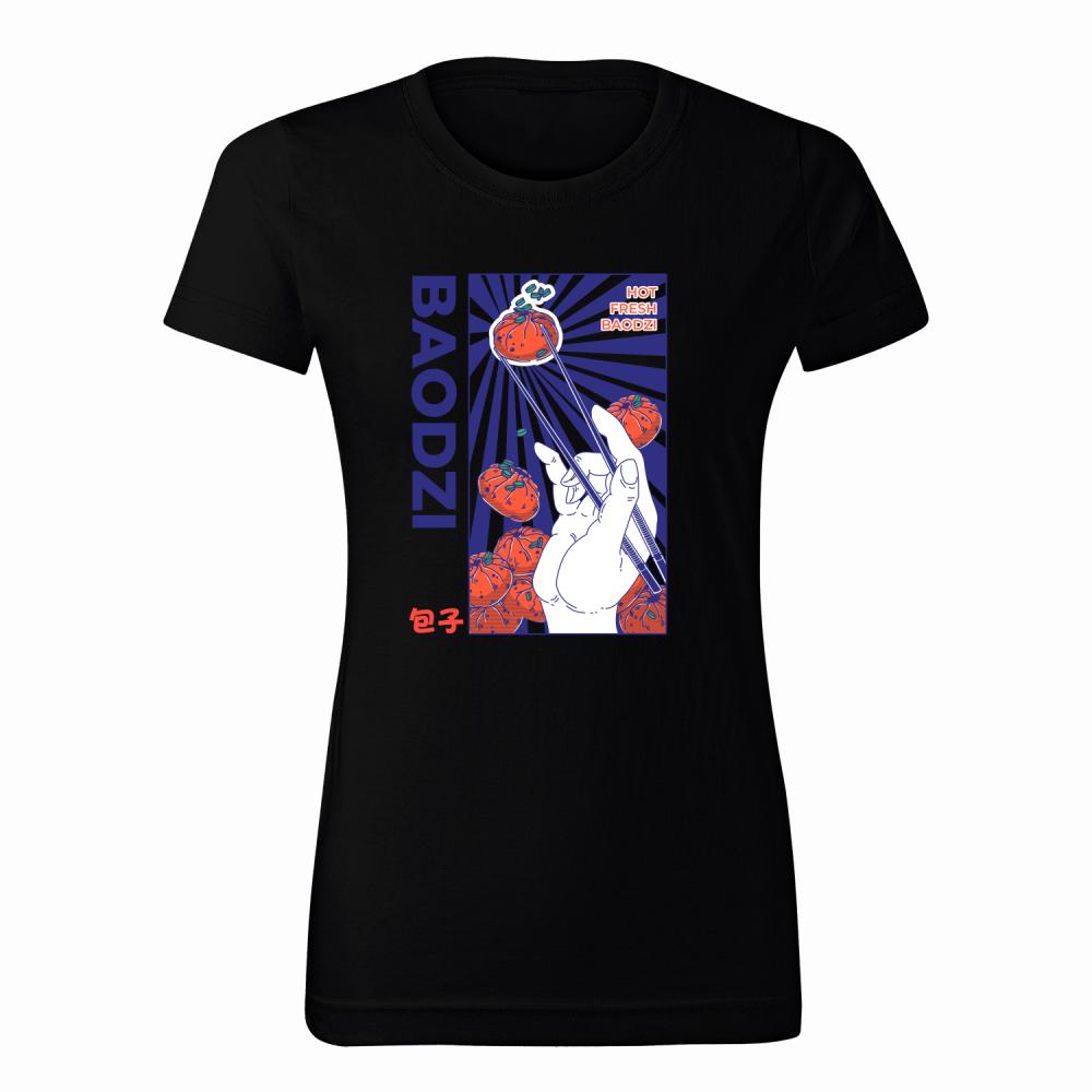 Baodzi koszulka damska kolor czerwony latte