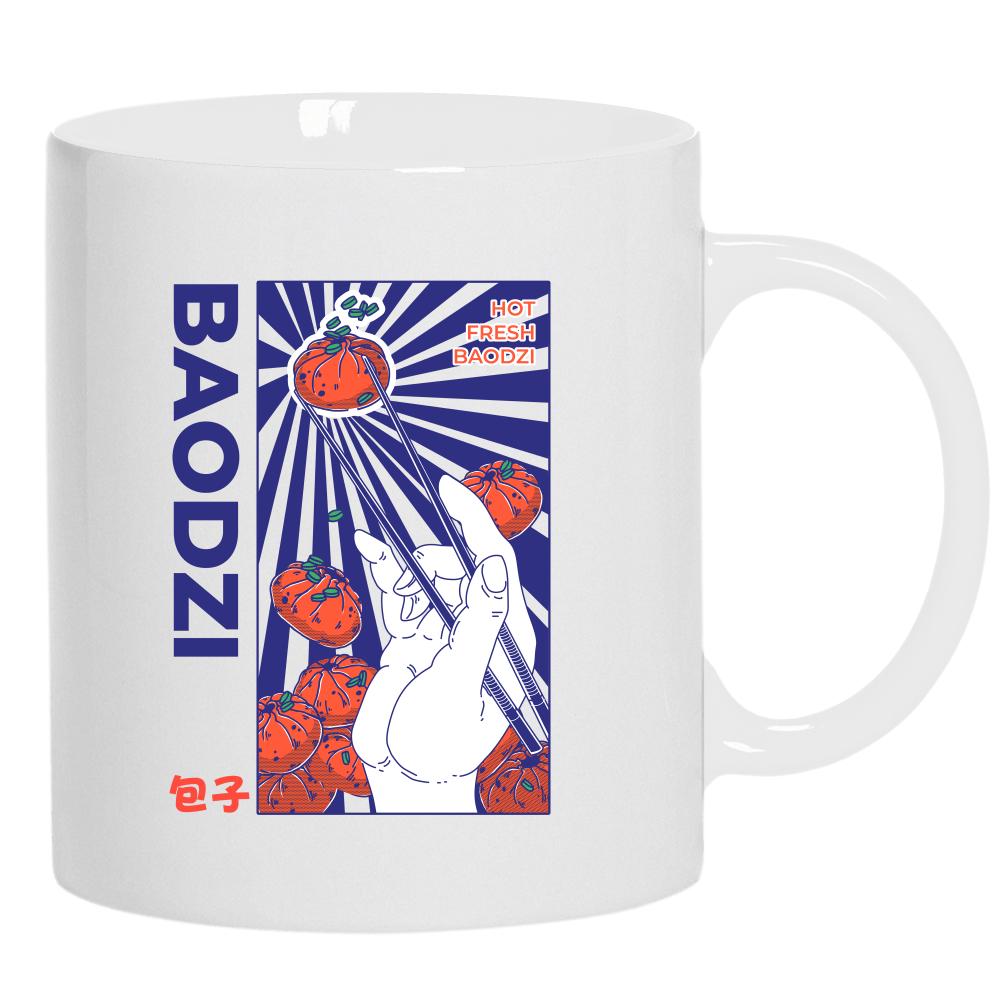 Baodzi kubek ucho kolor kolor biały