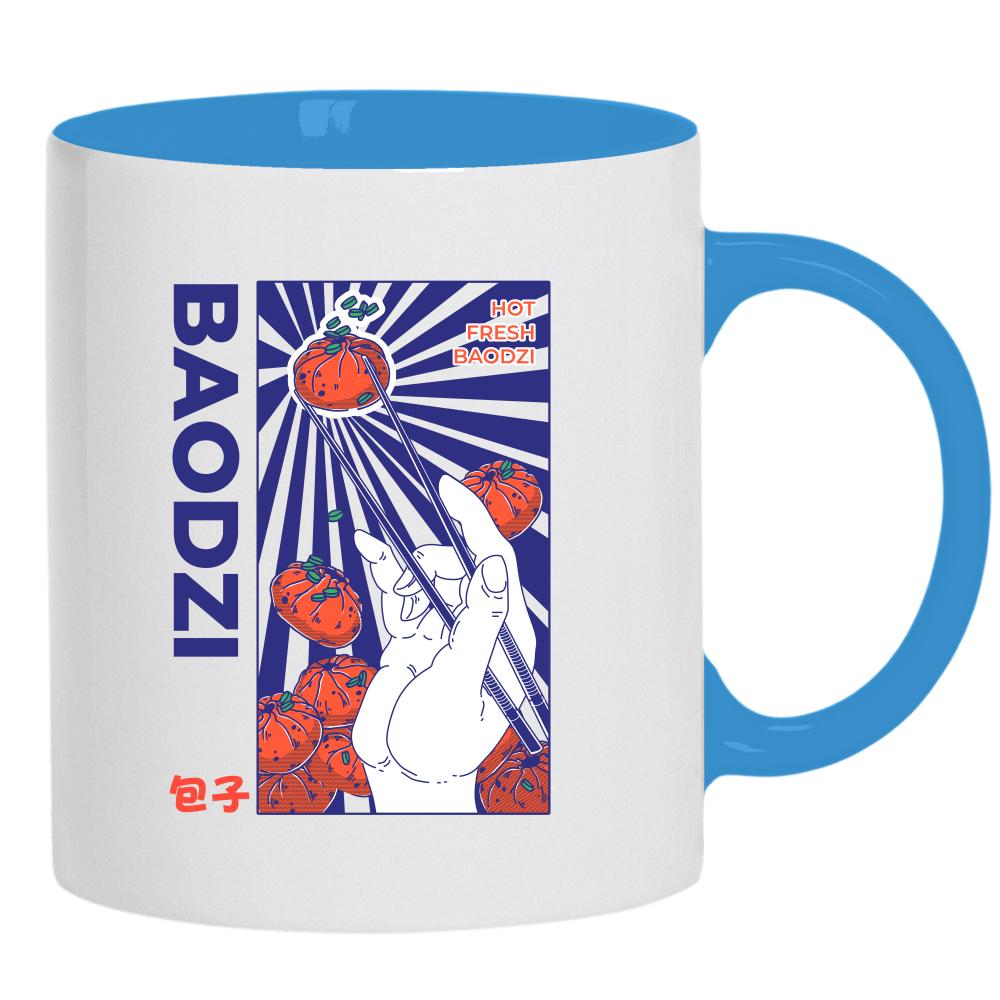 Baodzi kubek ucho kolor kolor jasnoniebieski