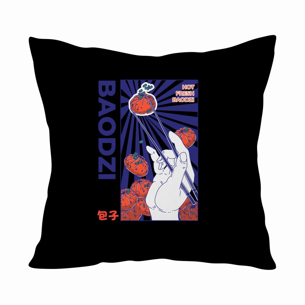 Baodzi poduszka kolor red