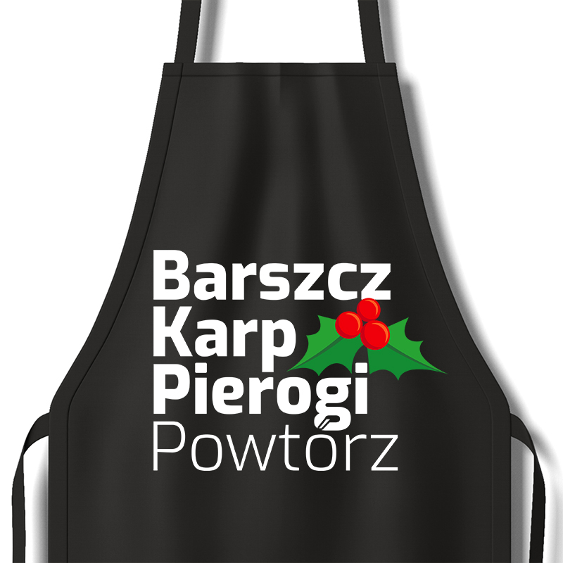 Barszcz, Karp, Pierogi, Powtórz fartuch