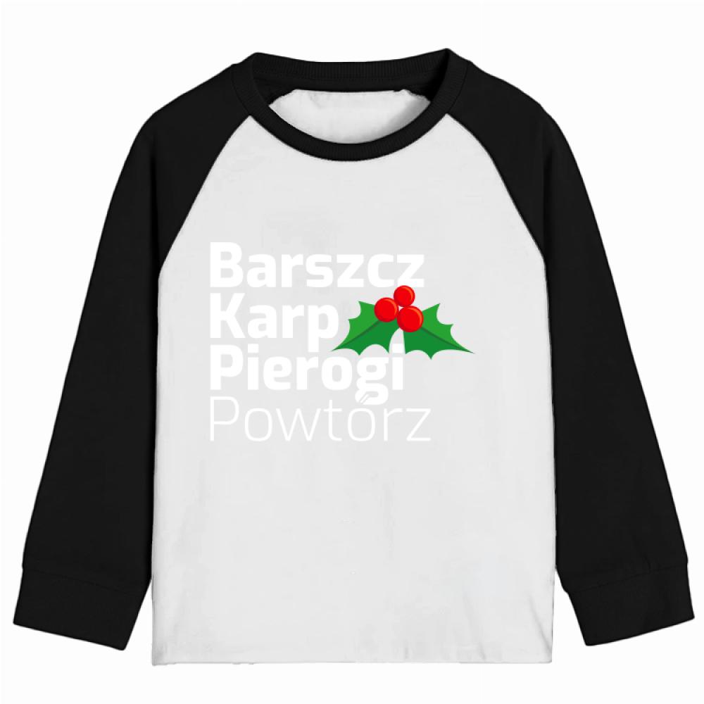 Barszcz, Karp, Pierogi, Powtórz piżama dziecięca kolor beżowy
