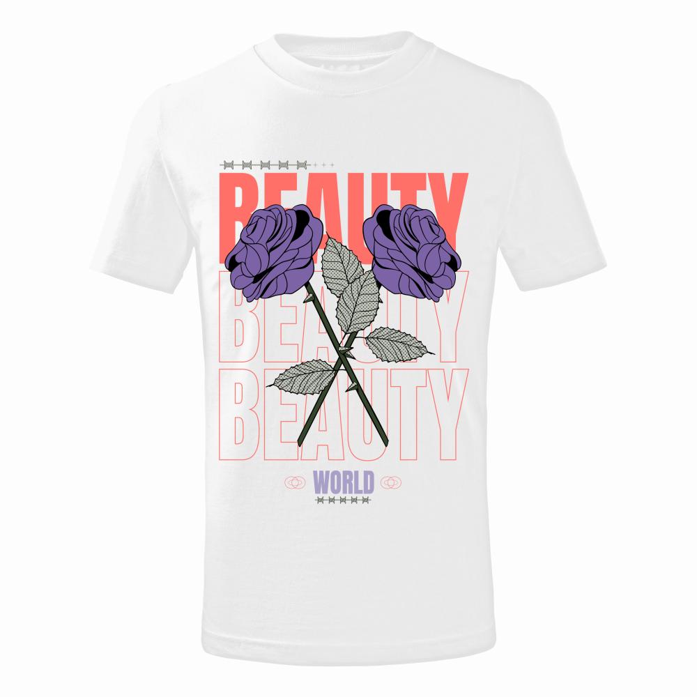 BEAUTY BEAUTY BEAUTY WORLD koszulka męska