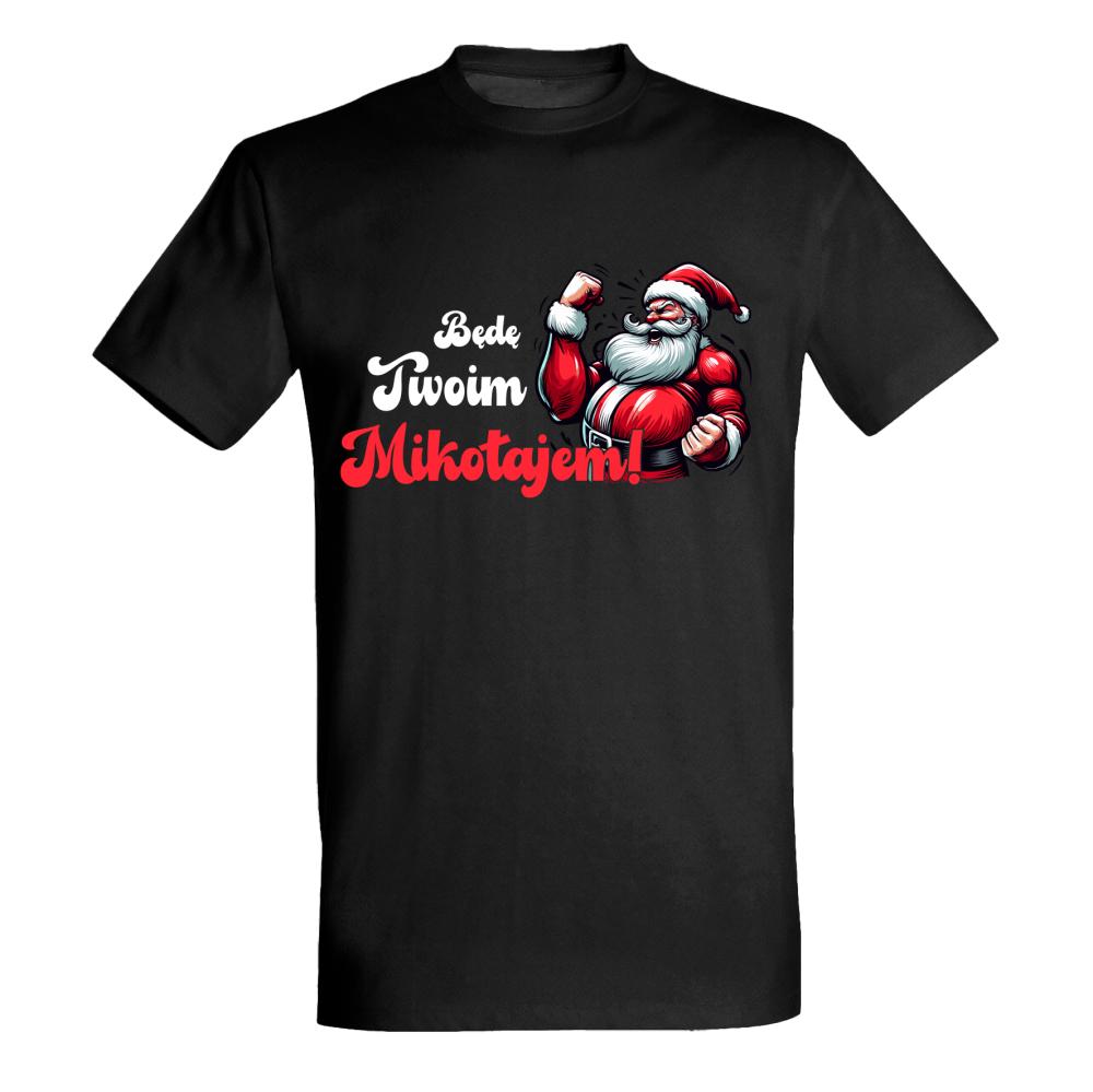 Będę Twoim Mikołajem koszulka męska