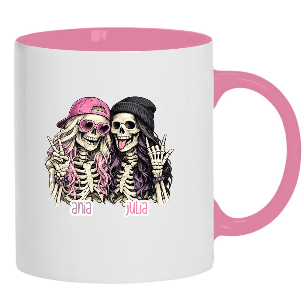 Będziemy przyjaciółkami do śmierci kubek ucho kolor