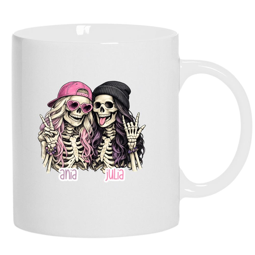 Będziemy przyjaciółkami do śmierci kubek ucho kolor kolor biały