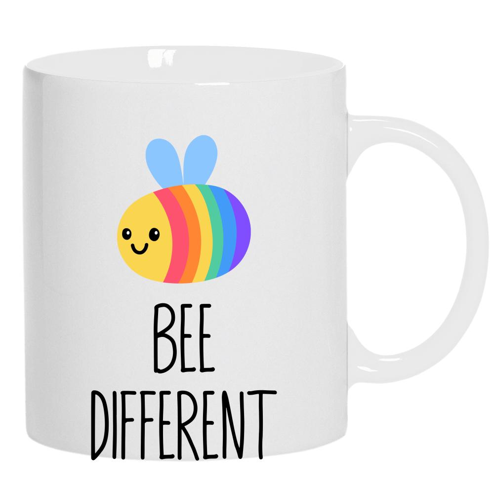 Bee Different kubek ucho kolor kolor biały