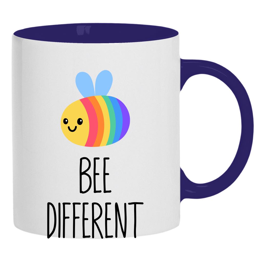 Bee Different kubek ucho kolor kolor navy