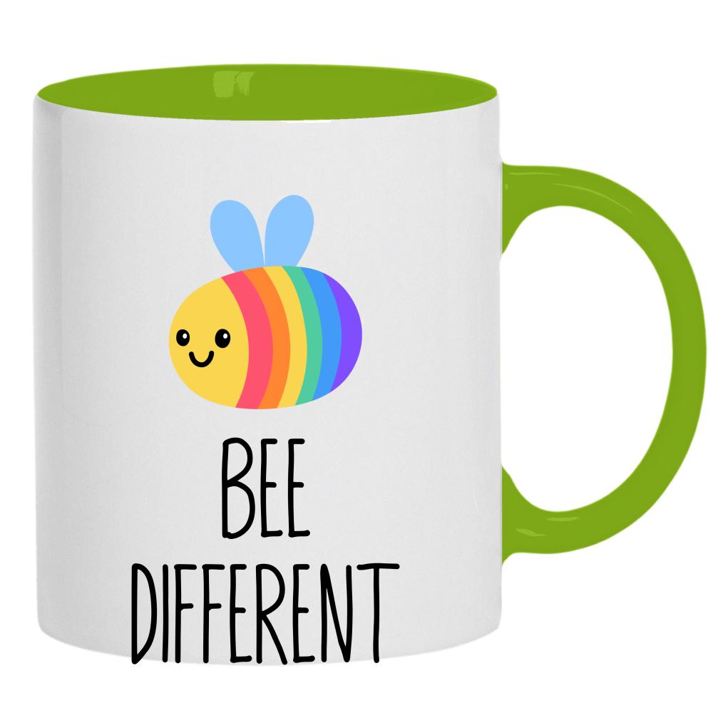 Bee Different kubek ucho kolor kolor zielony