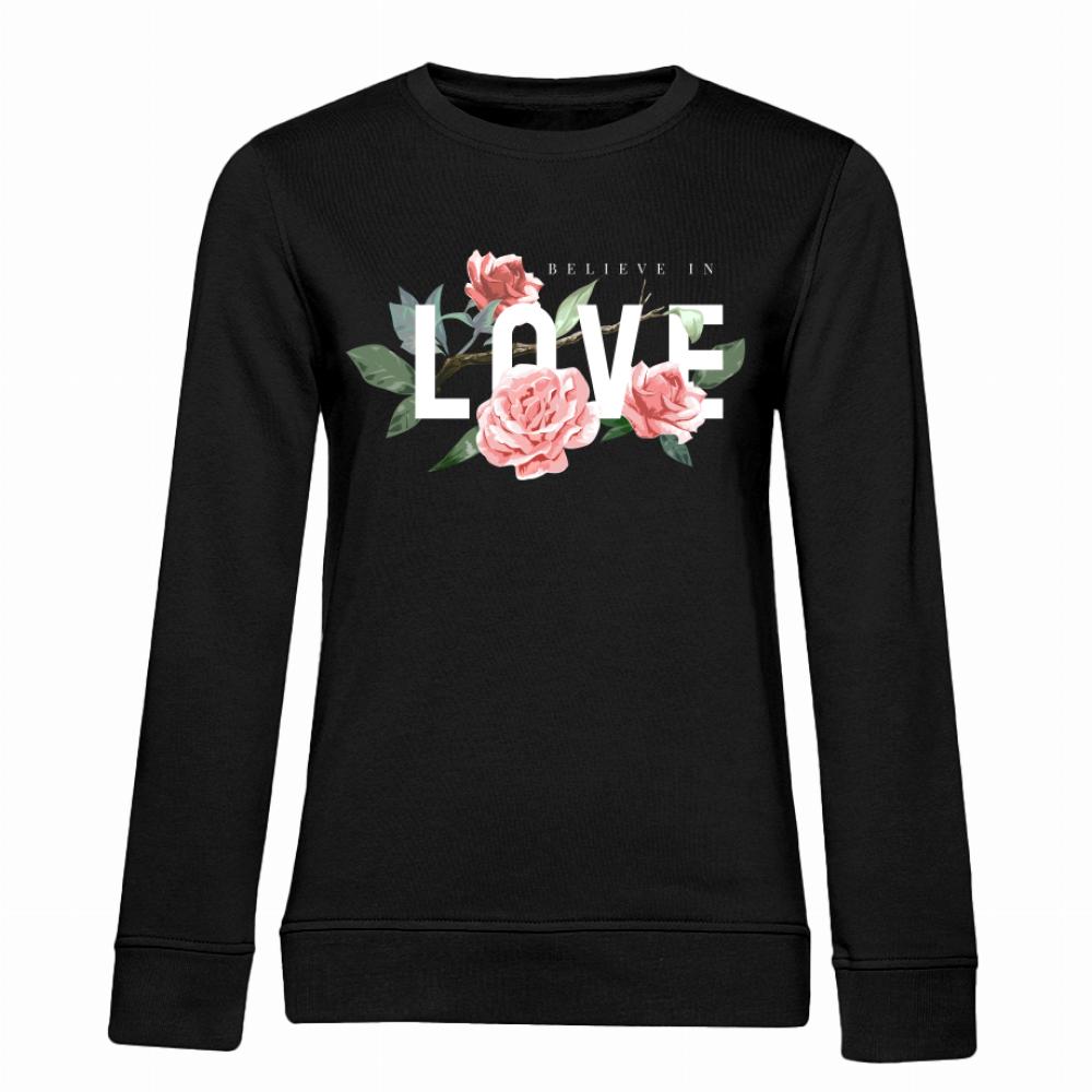 Believe in Love bluza damska bez kaptura