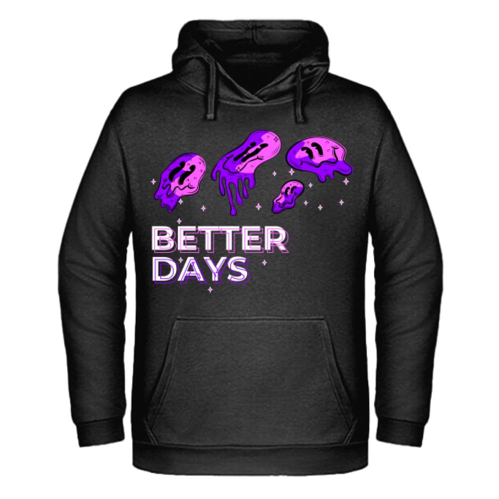 BETTER DAYS bluza męska z kapturem