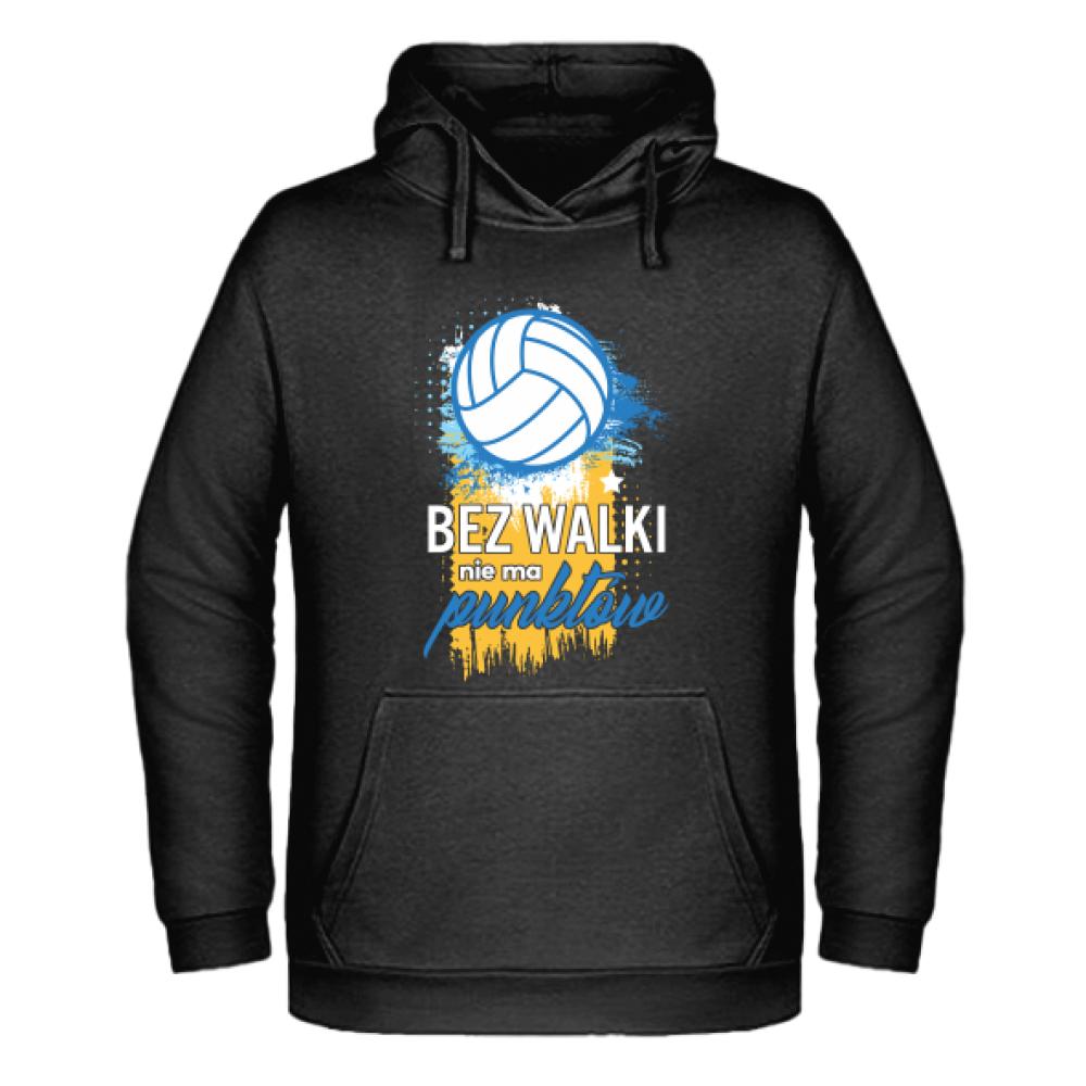 Bez walki nie ma punktów 2 bluza męska z kapturem