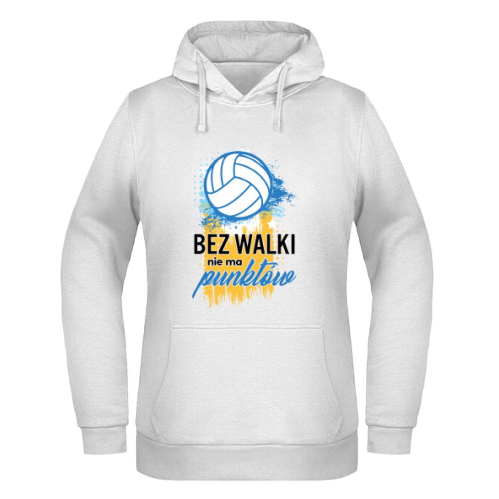 Bez walki nie ma punktów bluza damska z kapturem