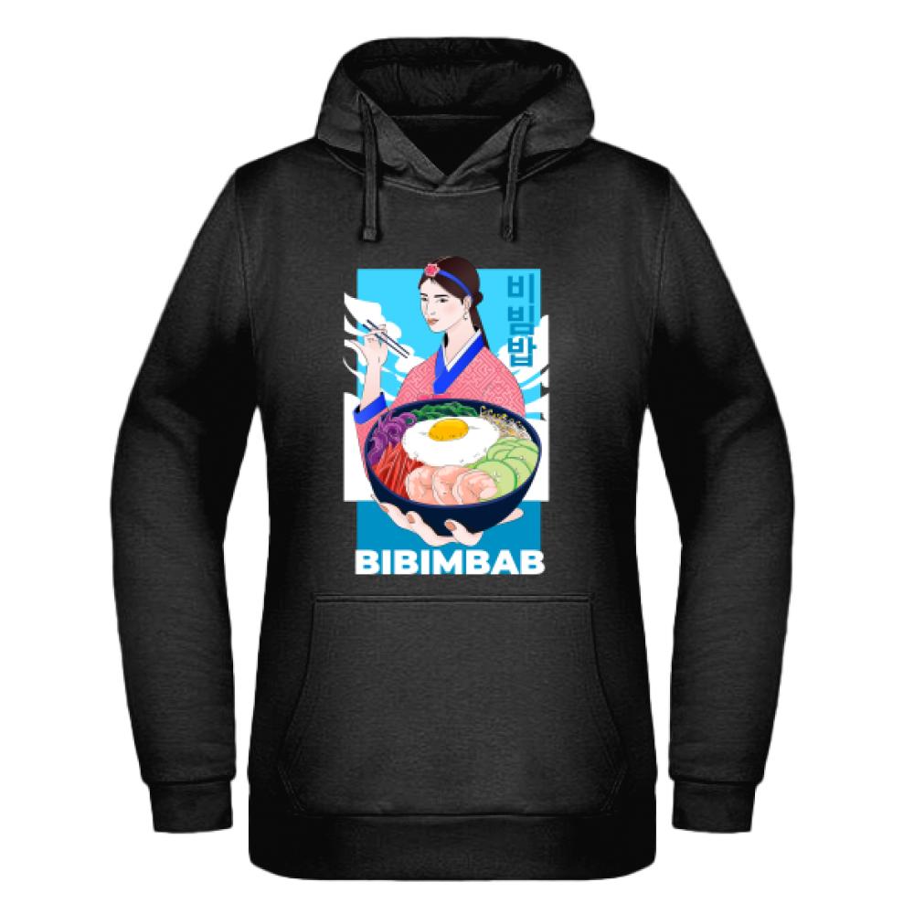 Bibimbap 2 bluza damska z kapturem
