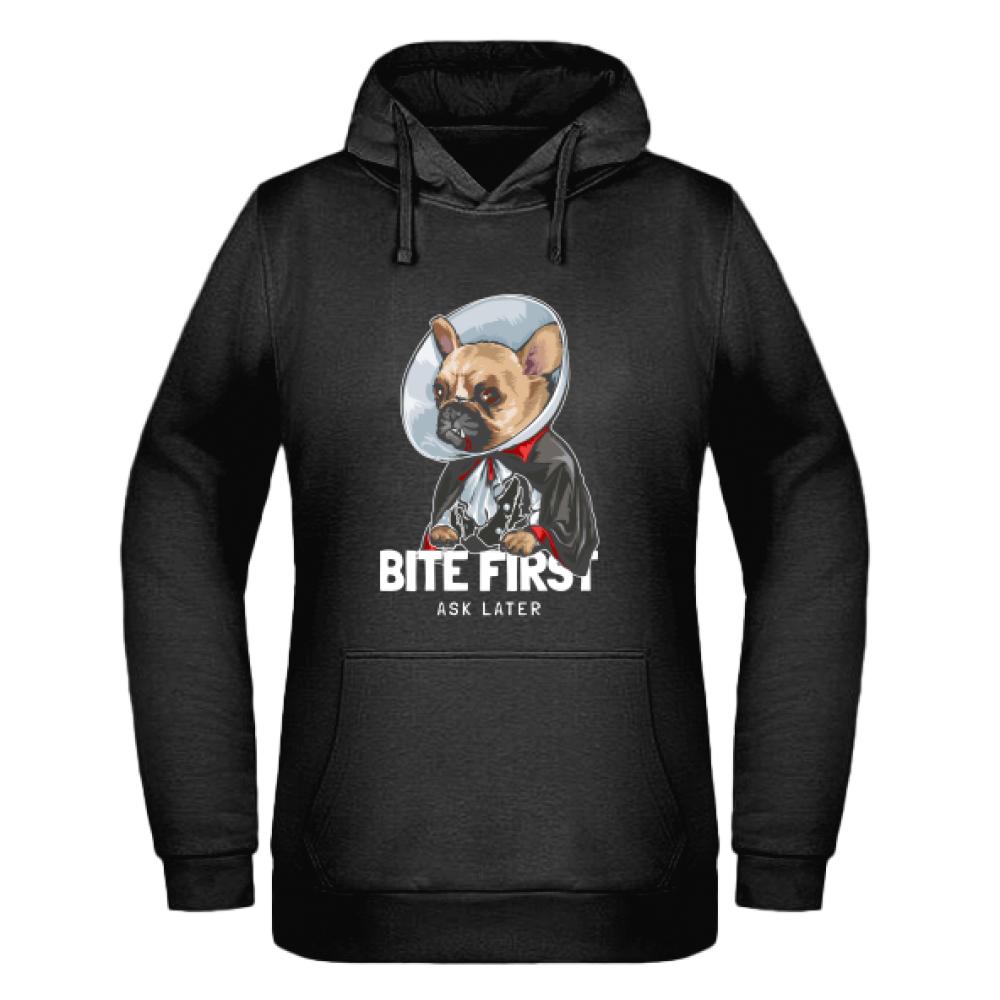 Bite First, Ask Later bluza damska z kapturem