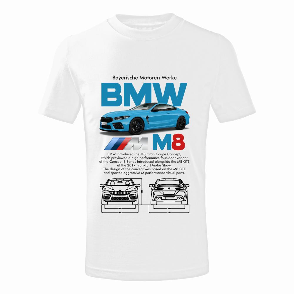 BMW M8 koszulka męska