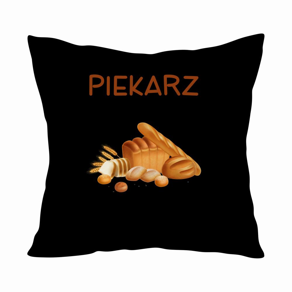 Bo bycie piekarzem to nie praca to styl życia poduszka kolor zielony