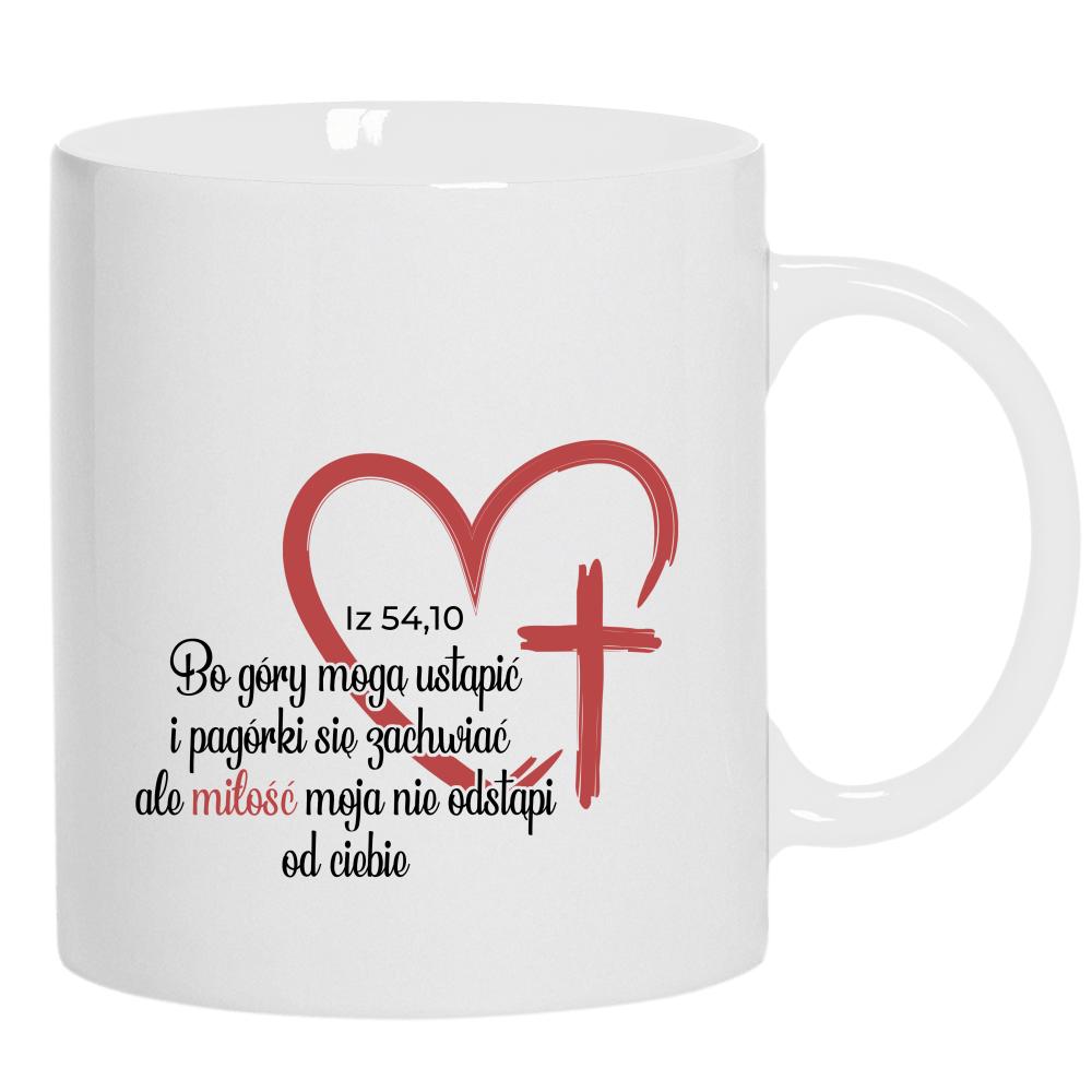 Bo góry mogą ustąpić kubek ucho kolor kolor biały