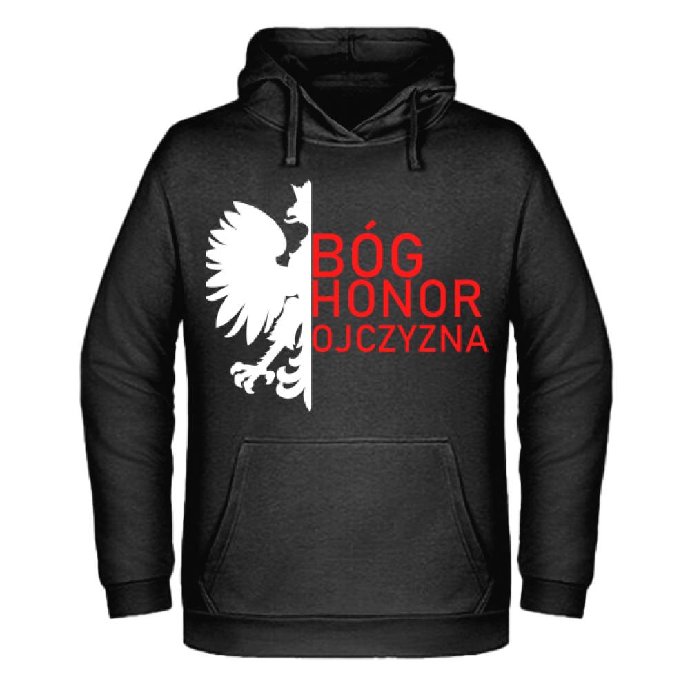 Bóg, Honor, Ojczyzna 2 bluza męska z kapturem